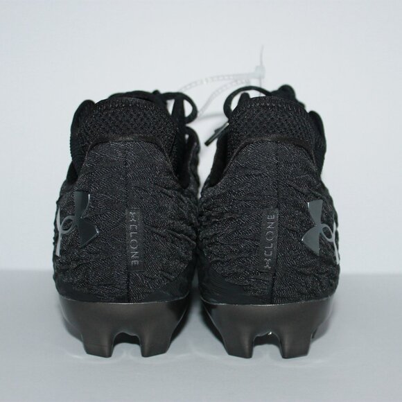 Under Armour Spotlight 4 MC Football Cleats Black Gray Men's Size 10.5 - Picture 5 of 6